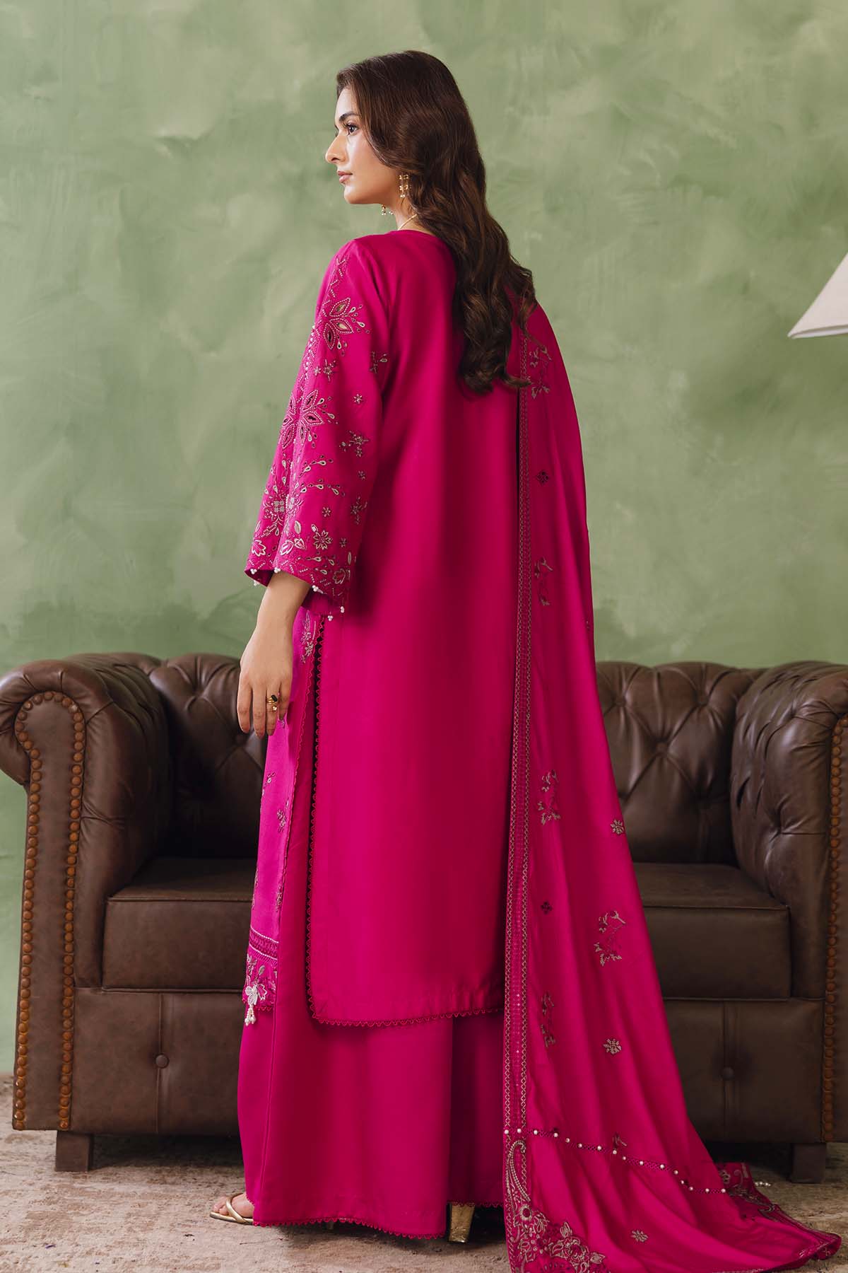 Cotray Embroidered 3Piece 594-B