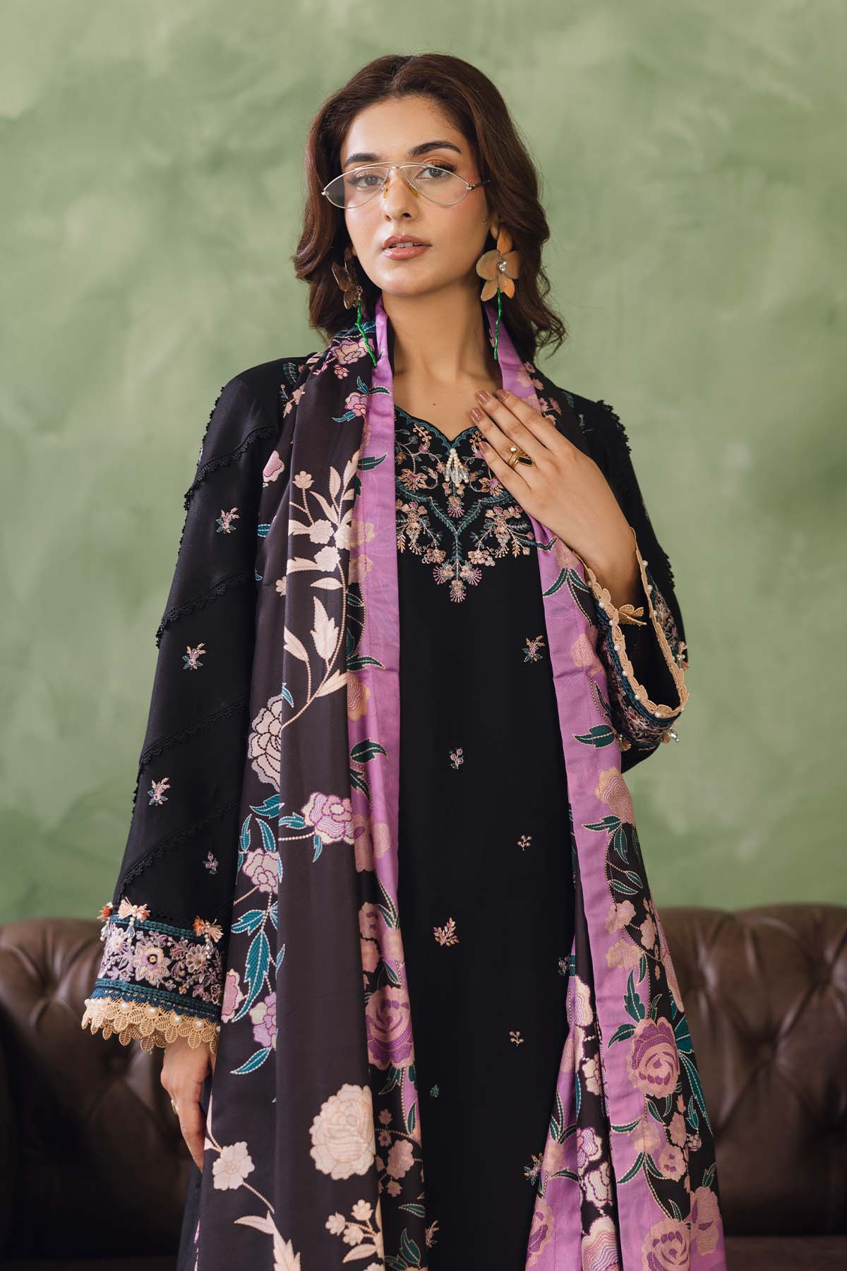 Cotray Embroidered 3Piece 592-B
