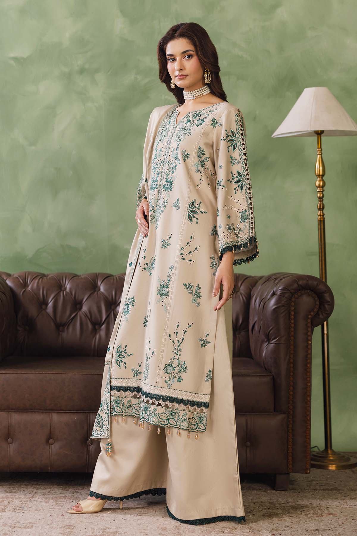 Cotray Embroidered 3Piece 594-A