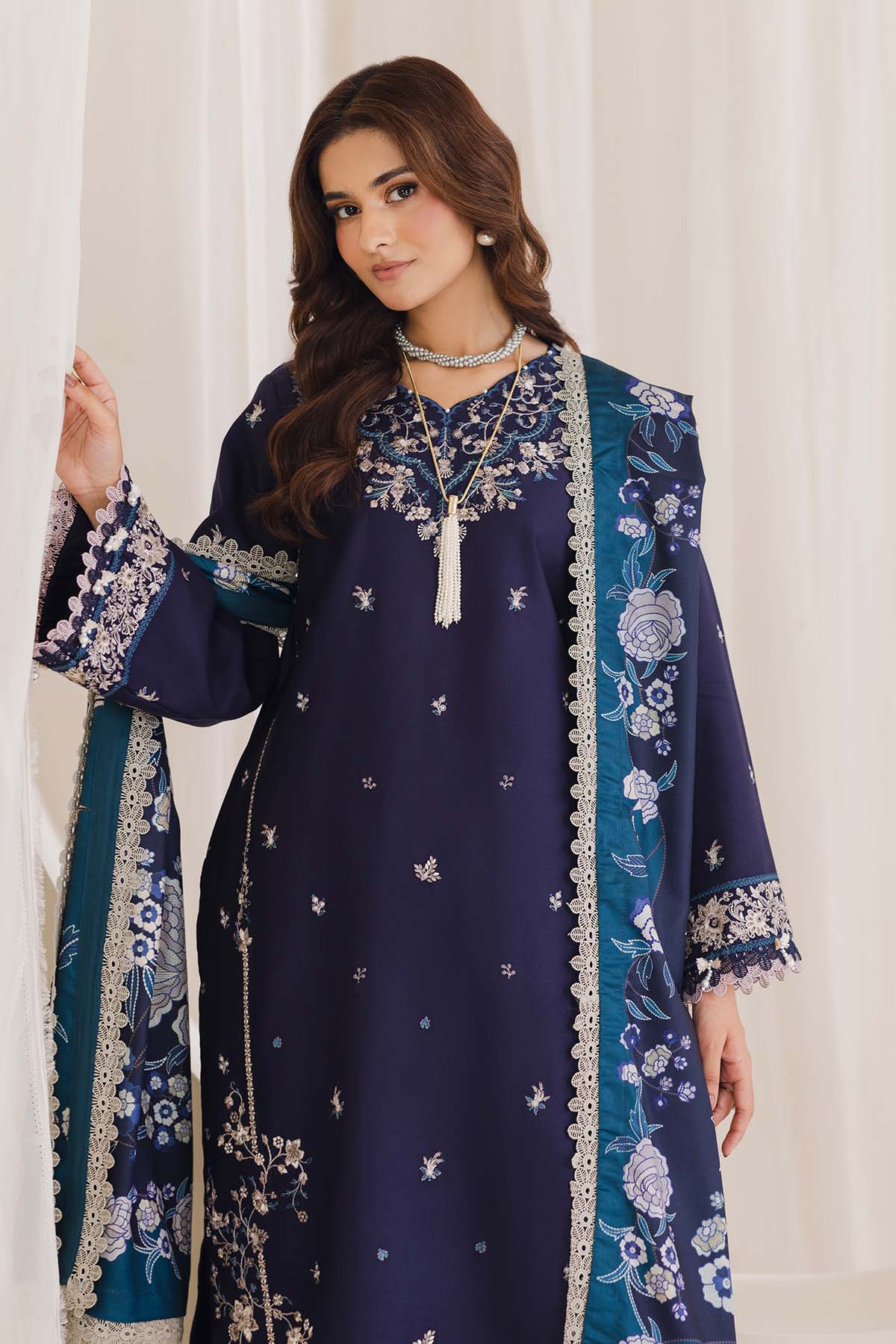 Cotray Embroidered 3Piece 592-A