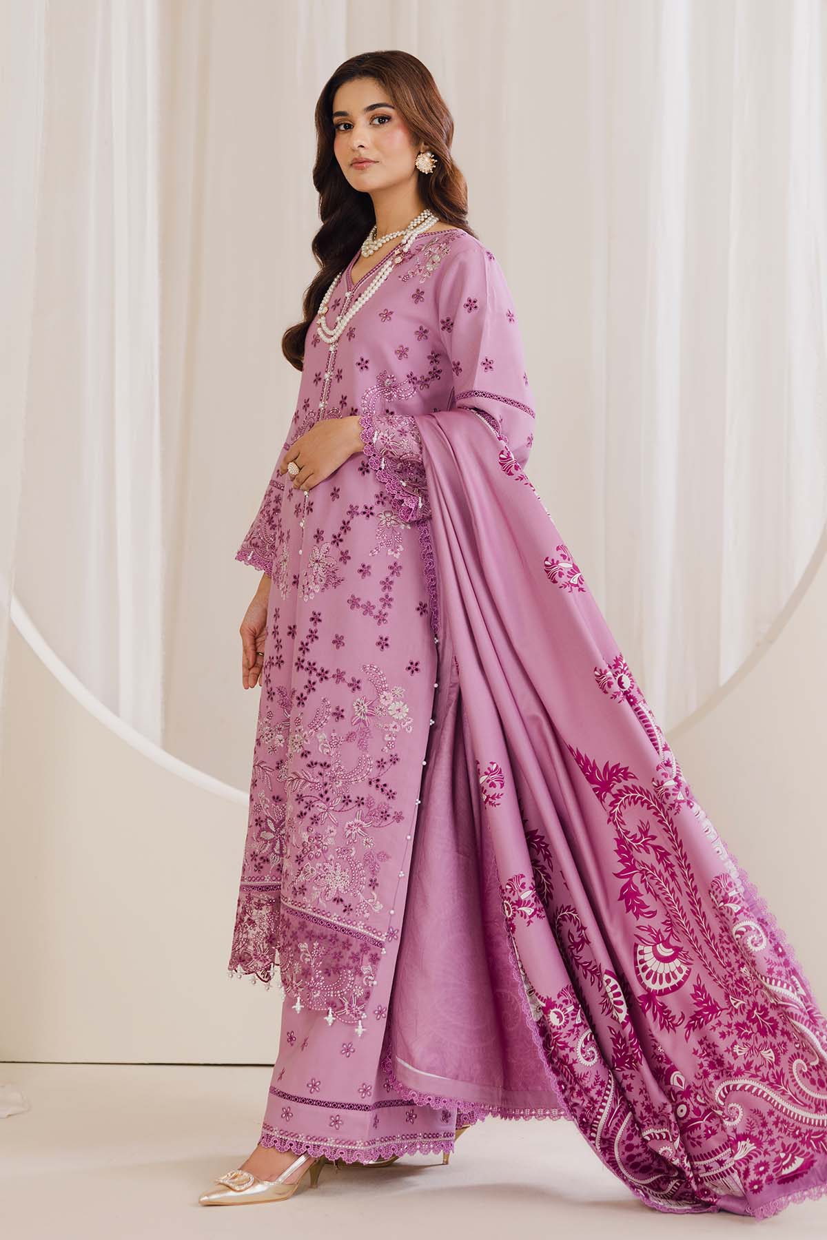 Cotray Embroidered 3Piece 597-A
