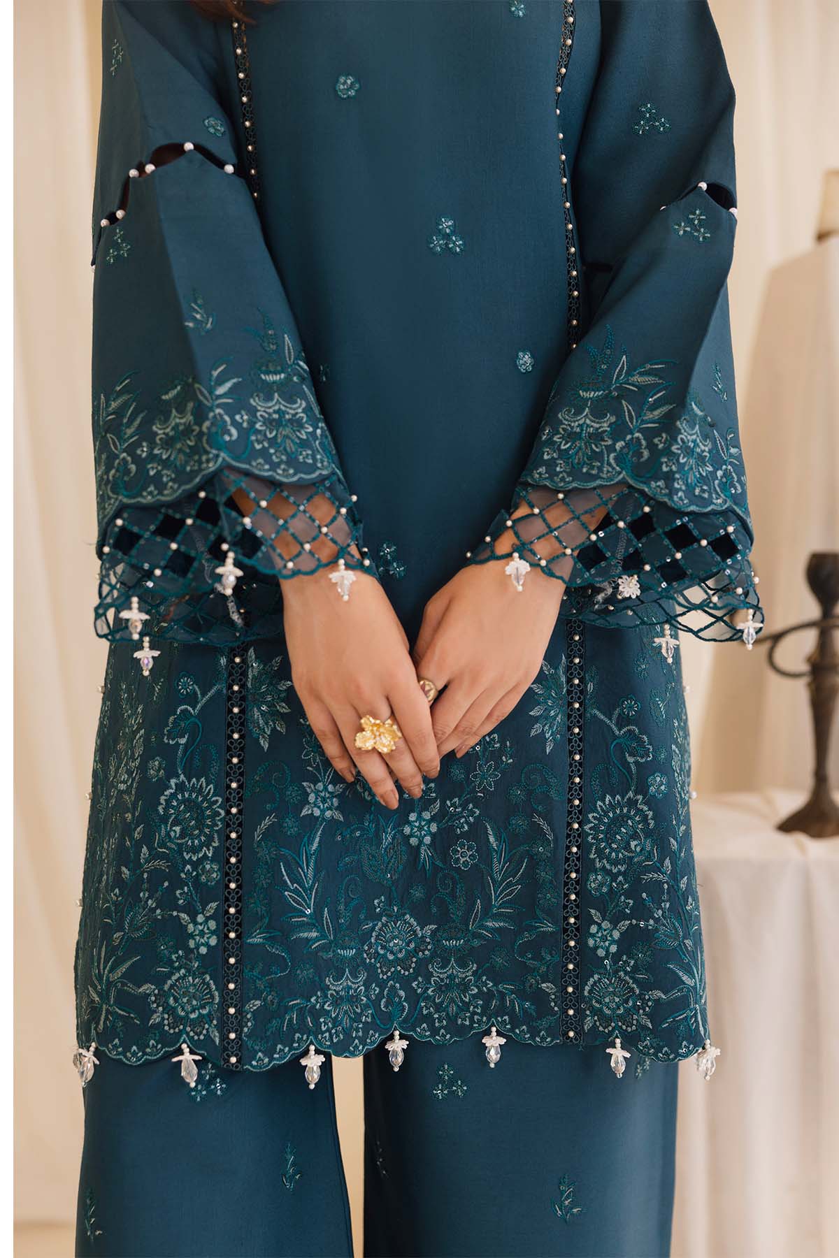 Cotray Embroidered 3Piece 595-A