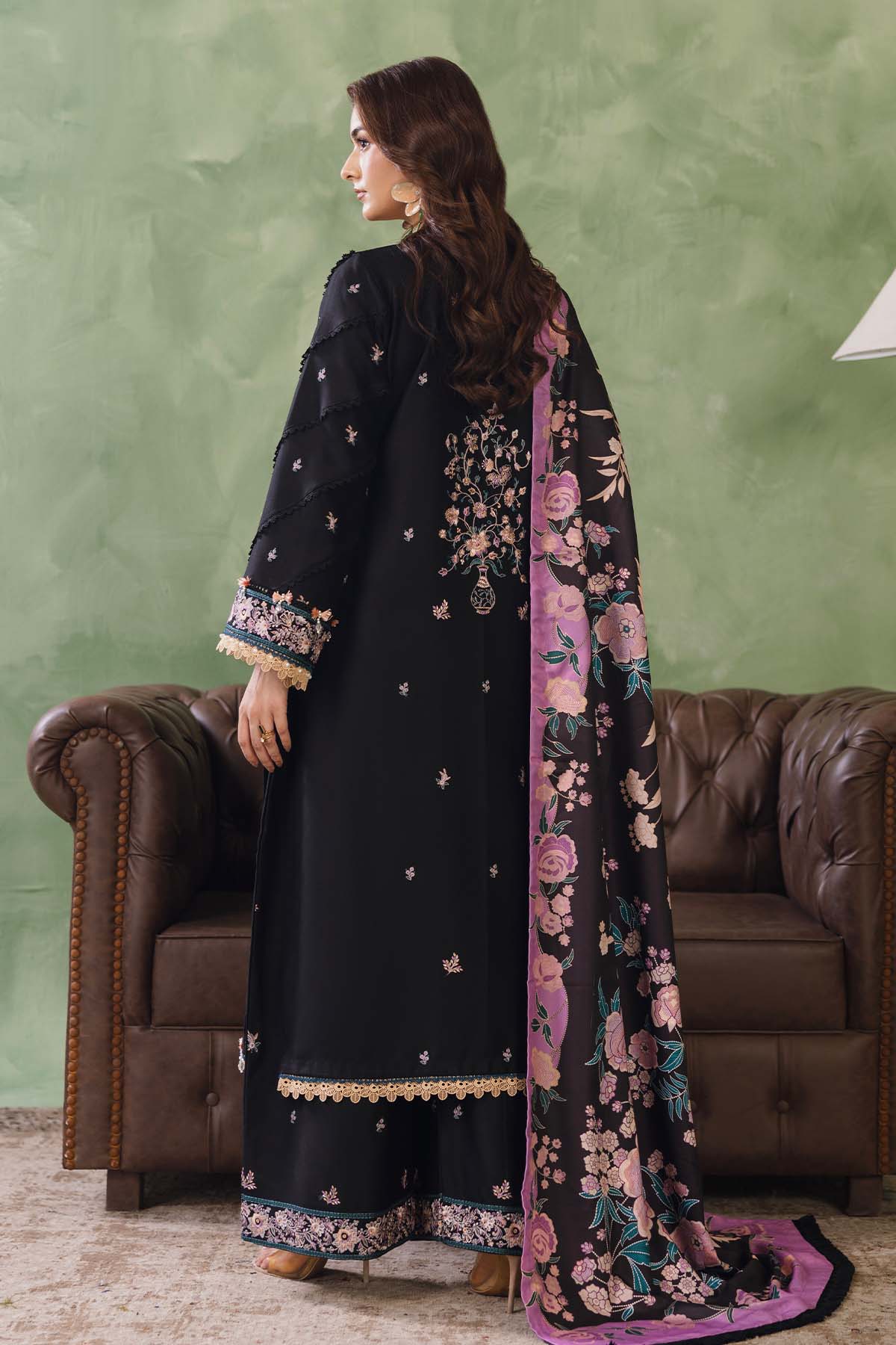 Cotray Embroidered 3Piece 592-B