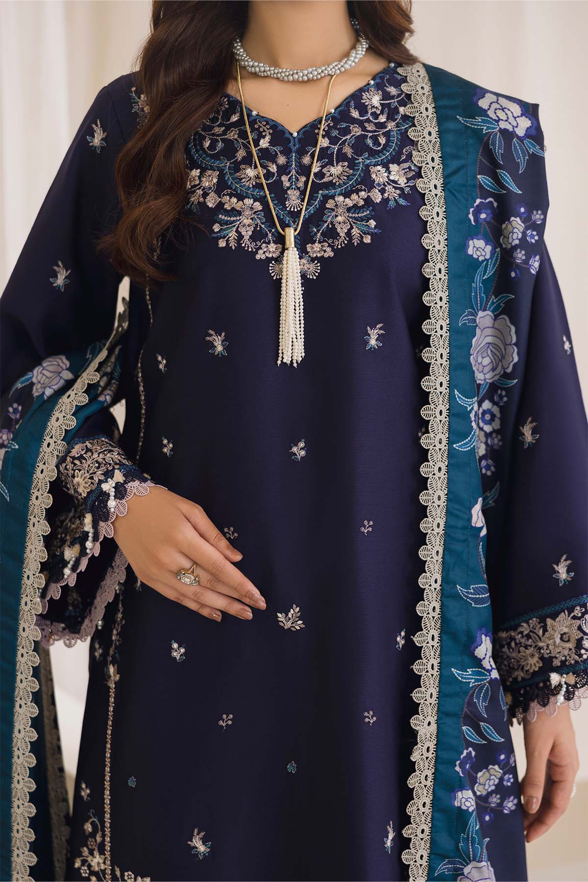 Cotray Embroidered 3Piece 592-A