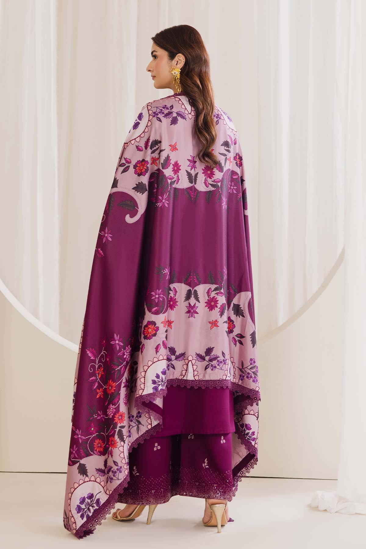 Cotray Embroidered 3Piece 595-B