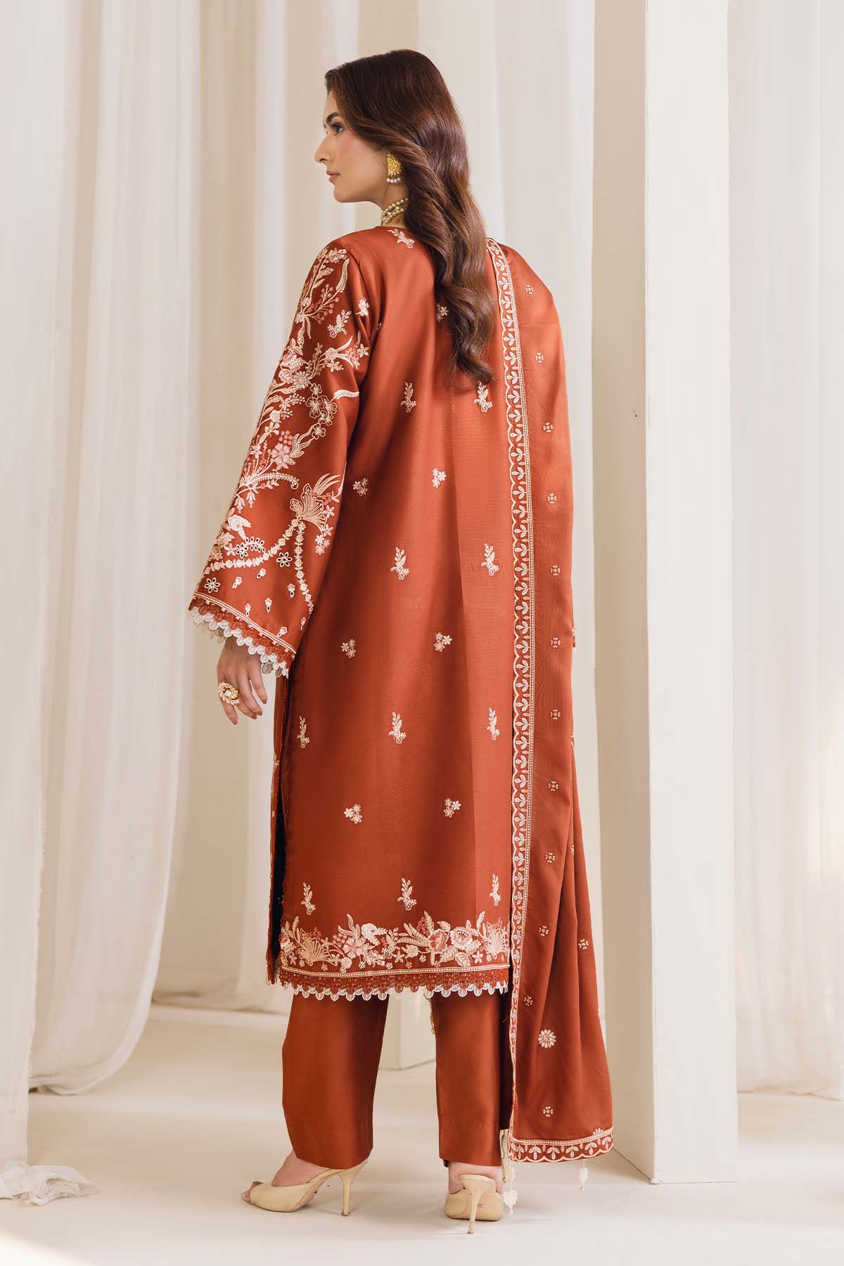 Cotray Embroidered 3Piece 593-A