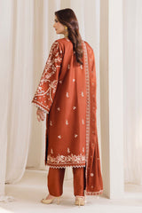 Cotray Embroidered 3Piece 593-A