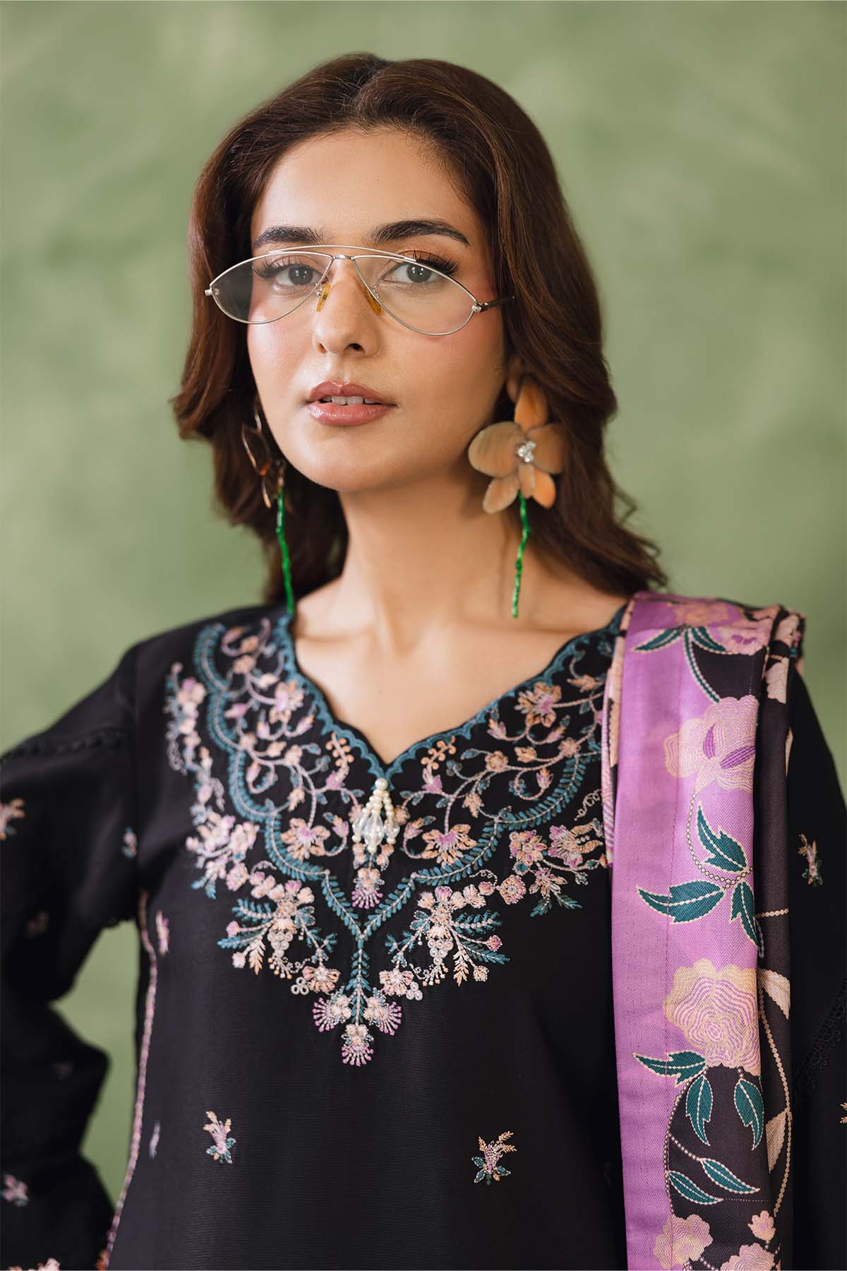 Cotray Embroidered 3Piece 592-B