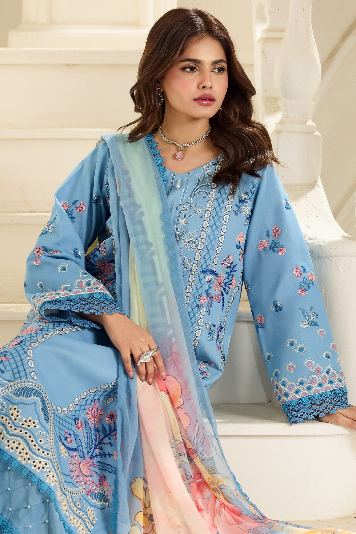 Swiss Dyed Embroidered PR-516