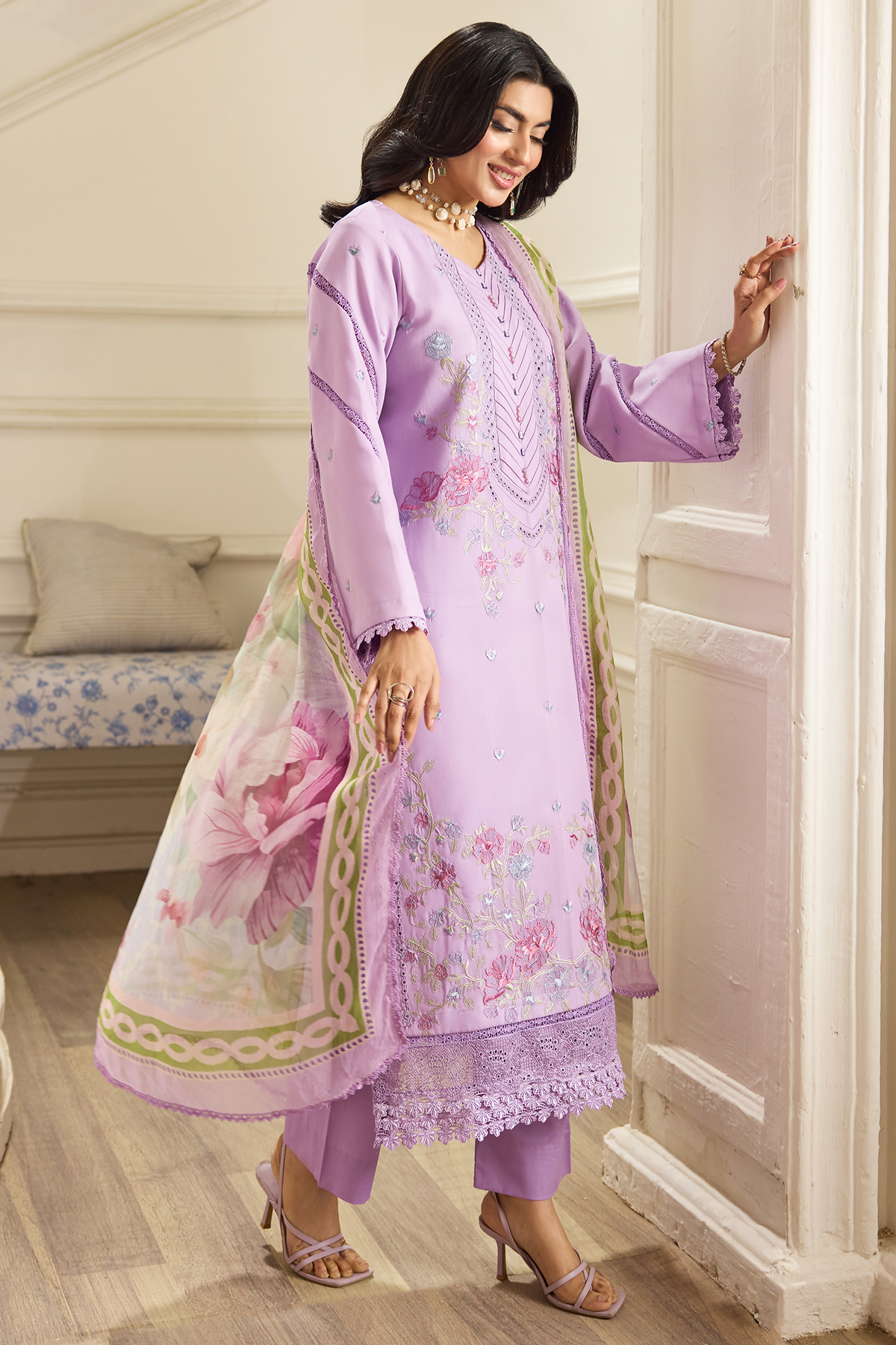 Swiss Dyed Embroidered PR-518