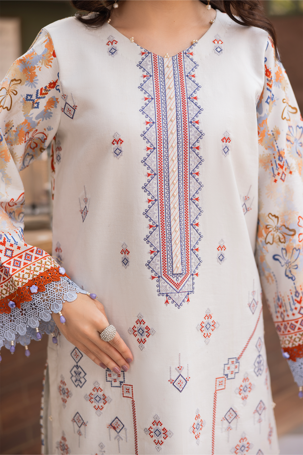 AIZA ANAYA Lawn Embroidered PR-554
