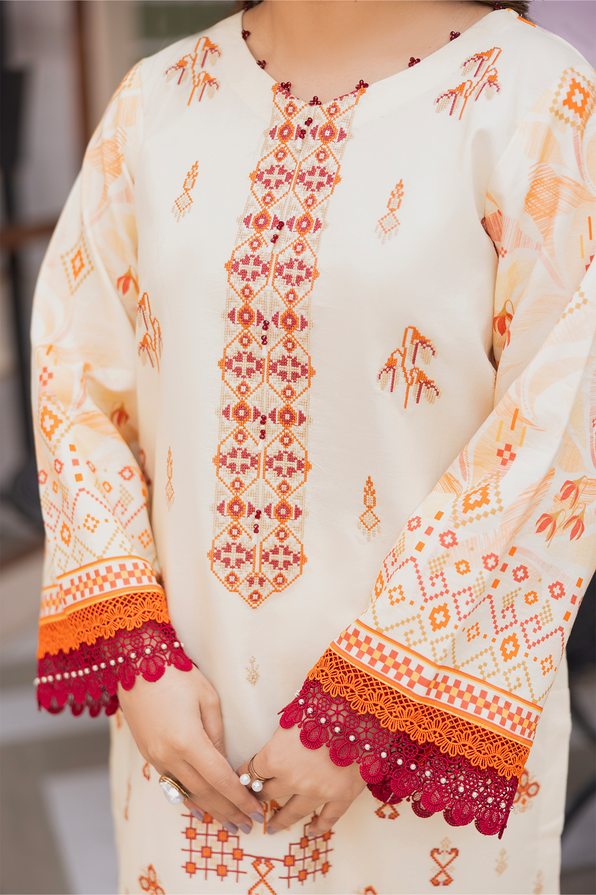 AIZA ANAYA Lawn Embroidered PR-551
