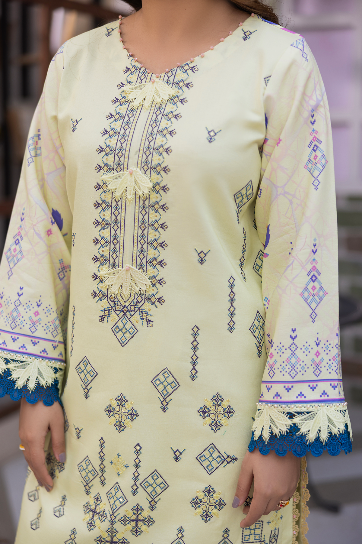 AIZA ANAYA Lawn Embroidered PR-549