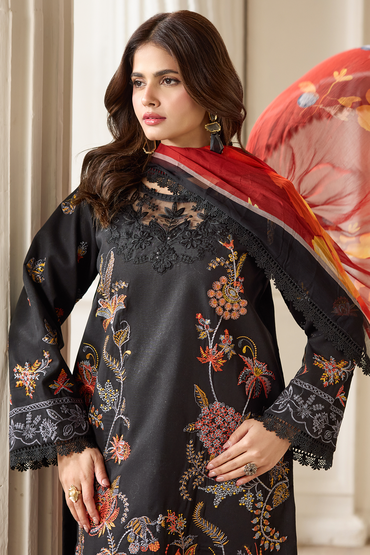 Swiss Dyed Embroidered PR-524