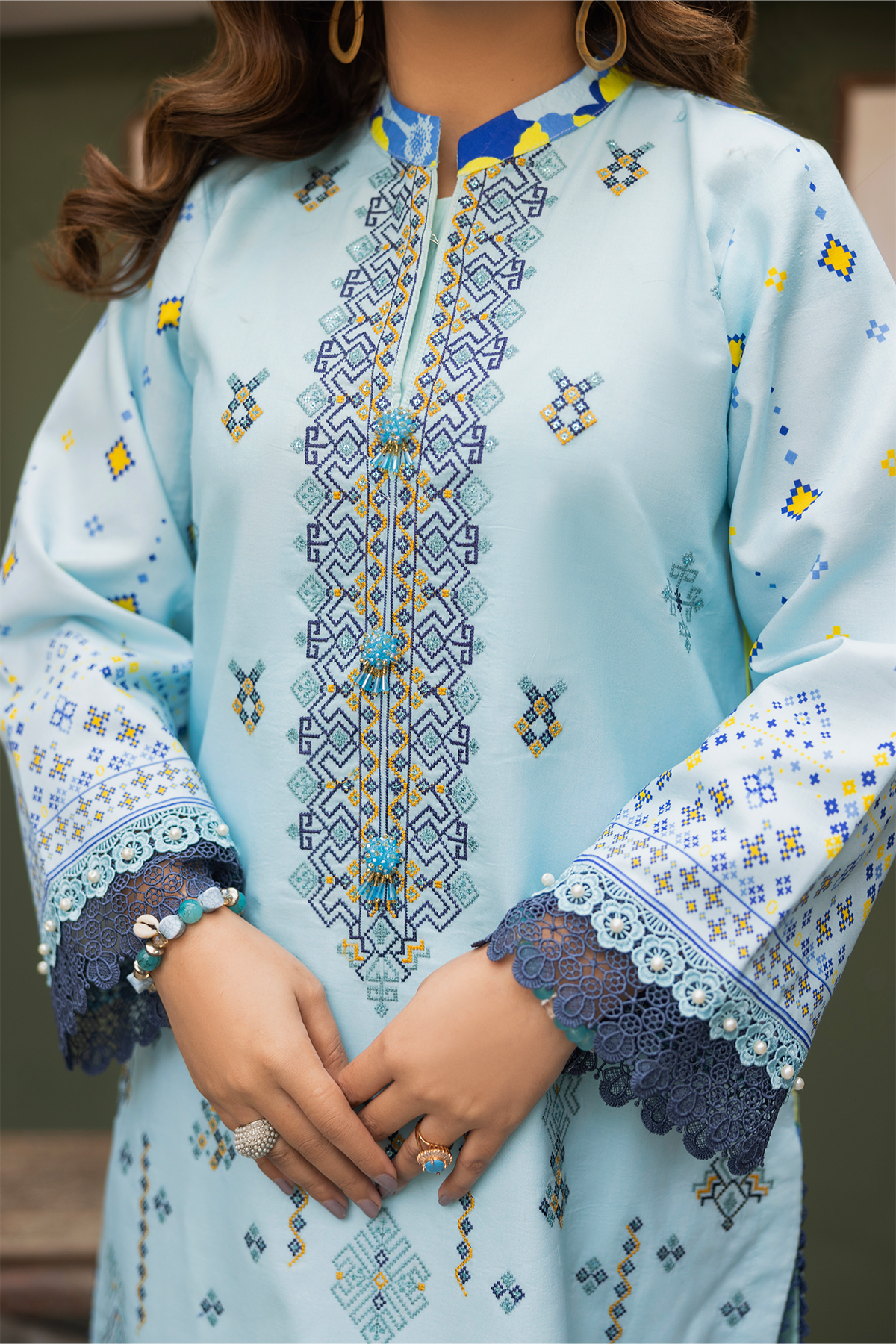AIZA ANAYA Lawn Embroidered PR-552