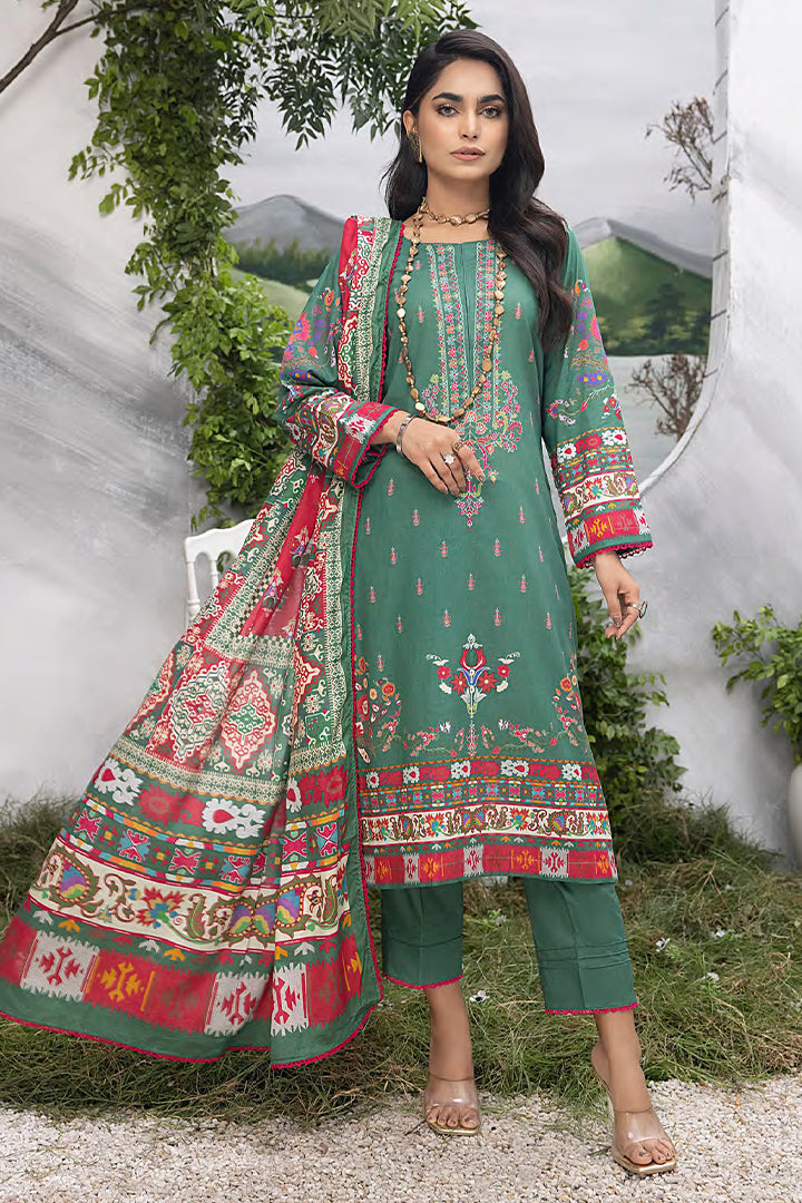 Rangoli Printed 3PC  PR 391 A