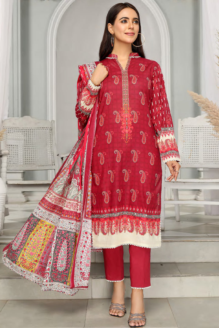 Rangoli Printed 3PC  PR 395 B