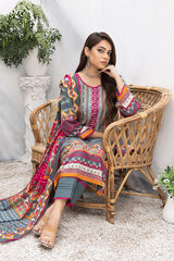 Rangoli Printed 3PC  PR 396 A