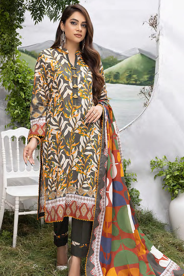 Rangoli Printed 3PC  PR 397 B