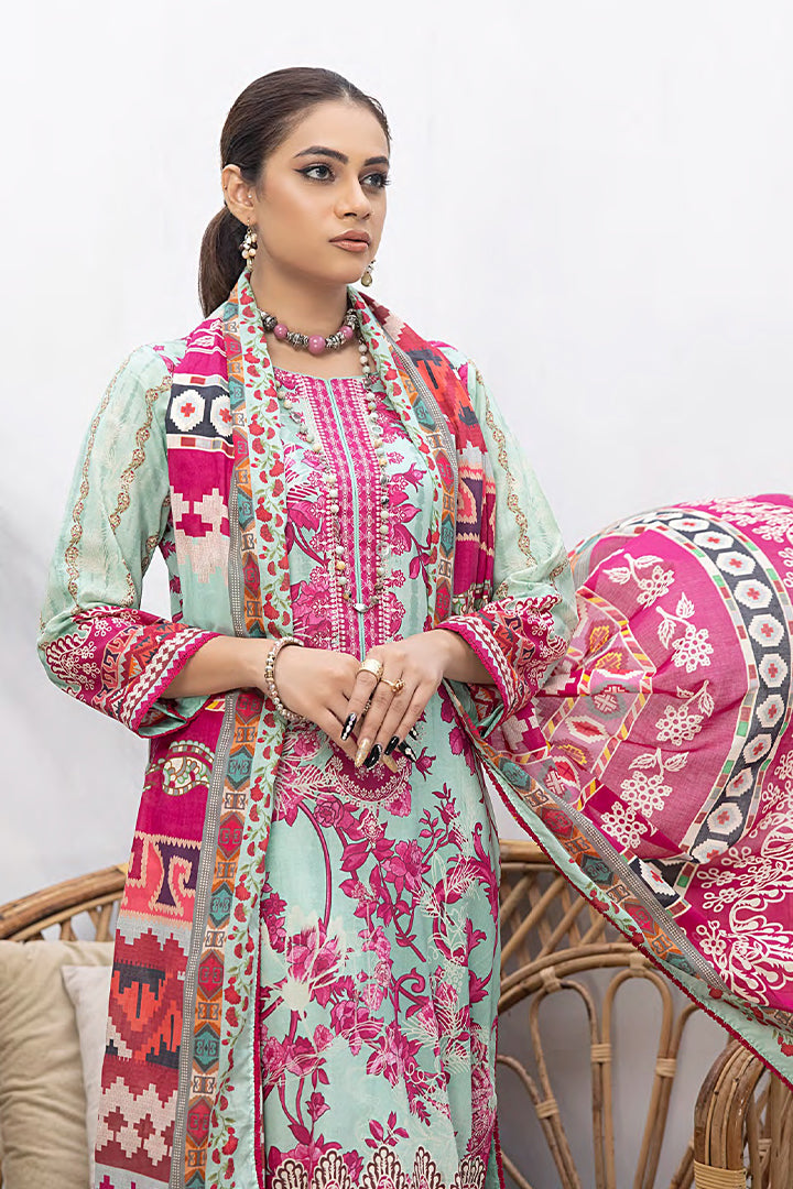 Rangoli Printed 3PC  PR 398 B