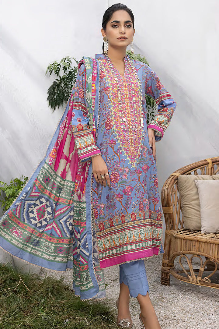 Rangoli Printed 3PC  PR 399 B