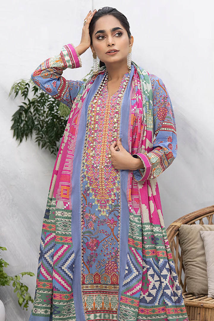 Rangoli Printed 3PC  PR 399 B