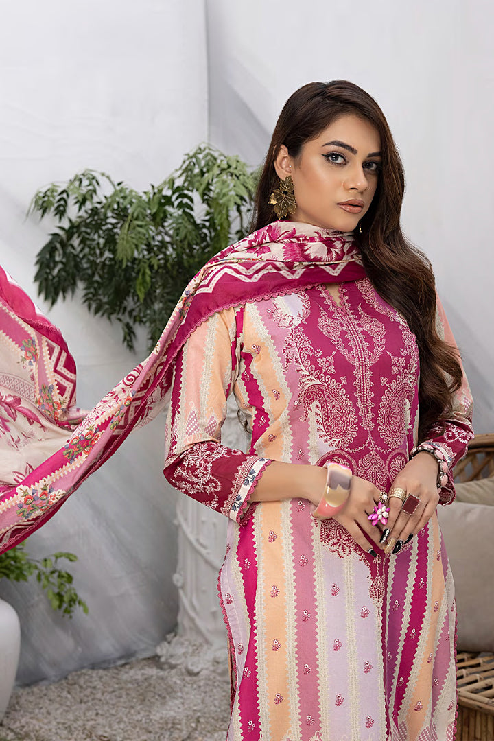 Rangoli Printed 3PC  PR 401 A