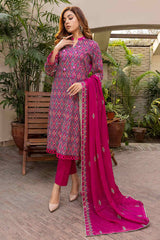 Embroidered Lawn 3PC PR-208B