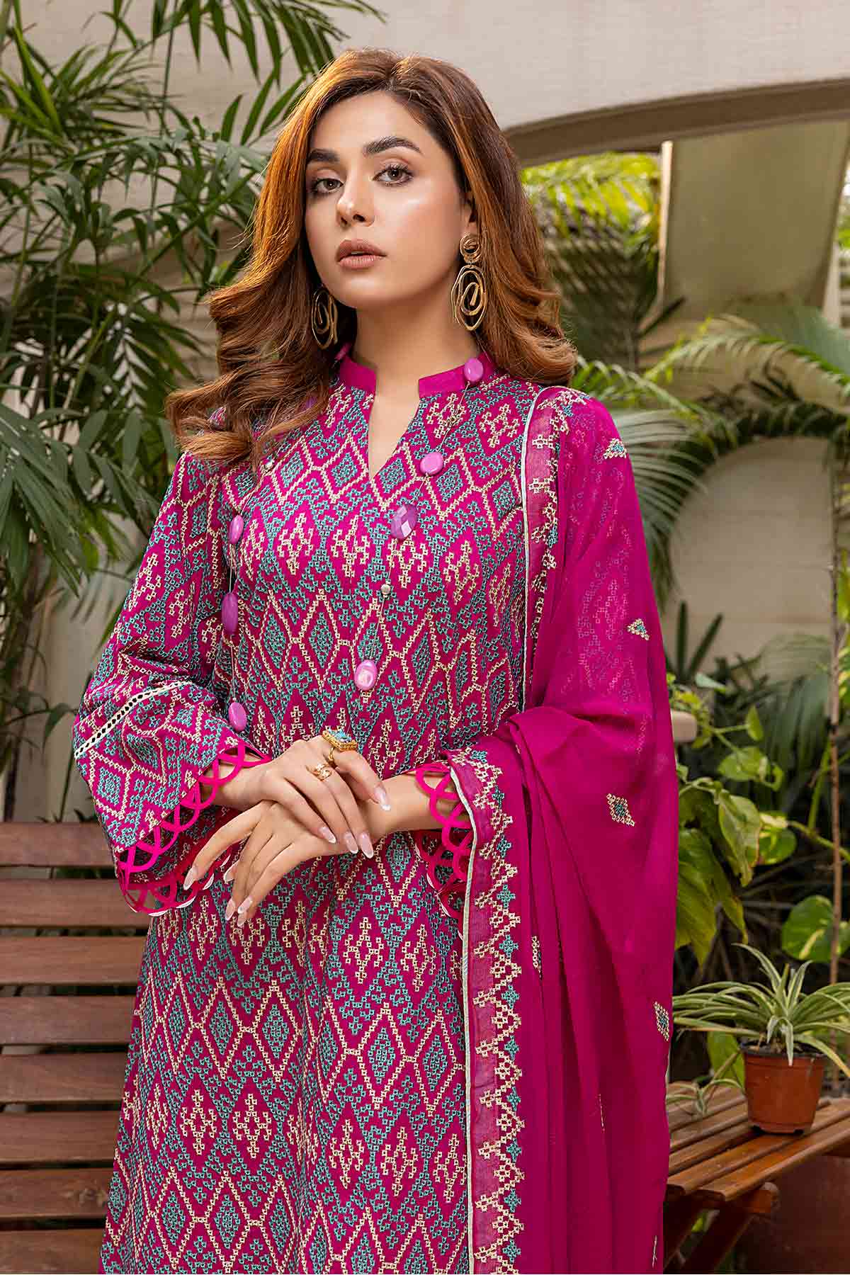 Embroidered Lawn 3PC PR-208B