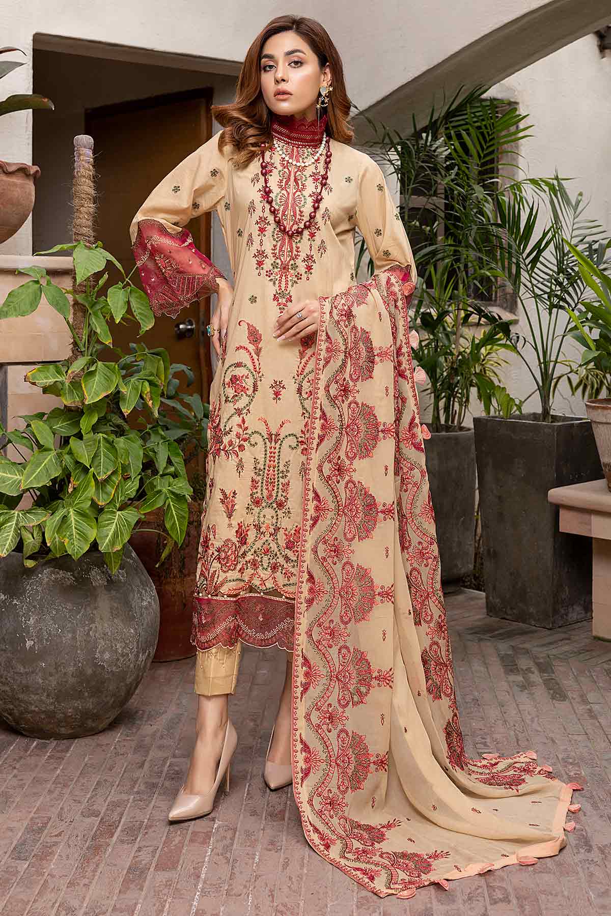 Embroidered Lawn 3PC PR-206A