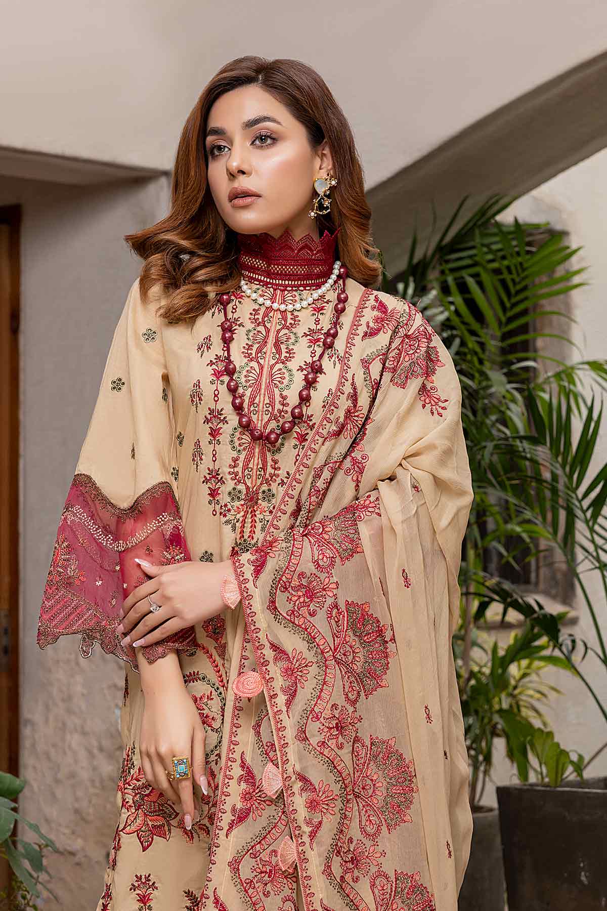 Embroidered Lawn 3PC PR-206A