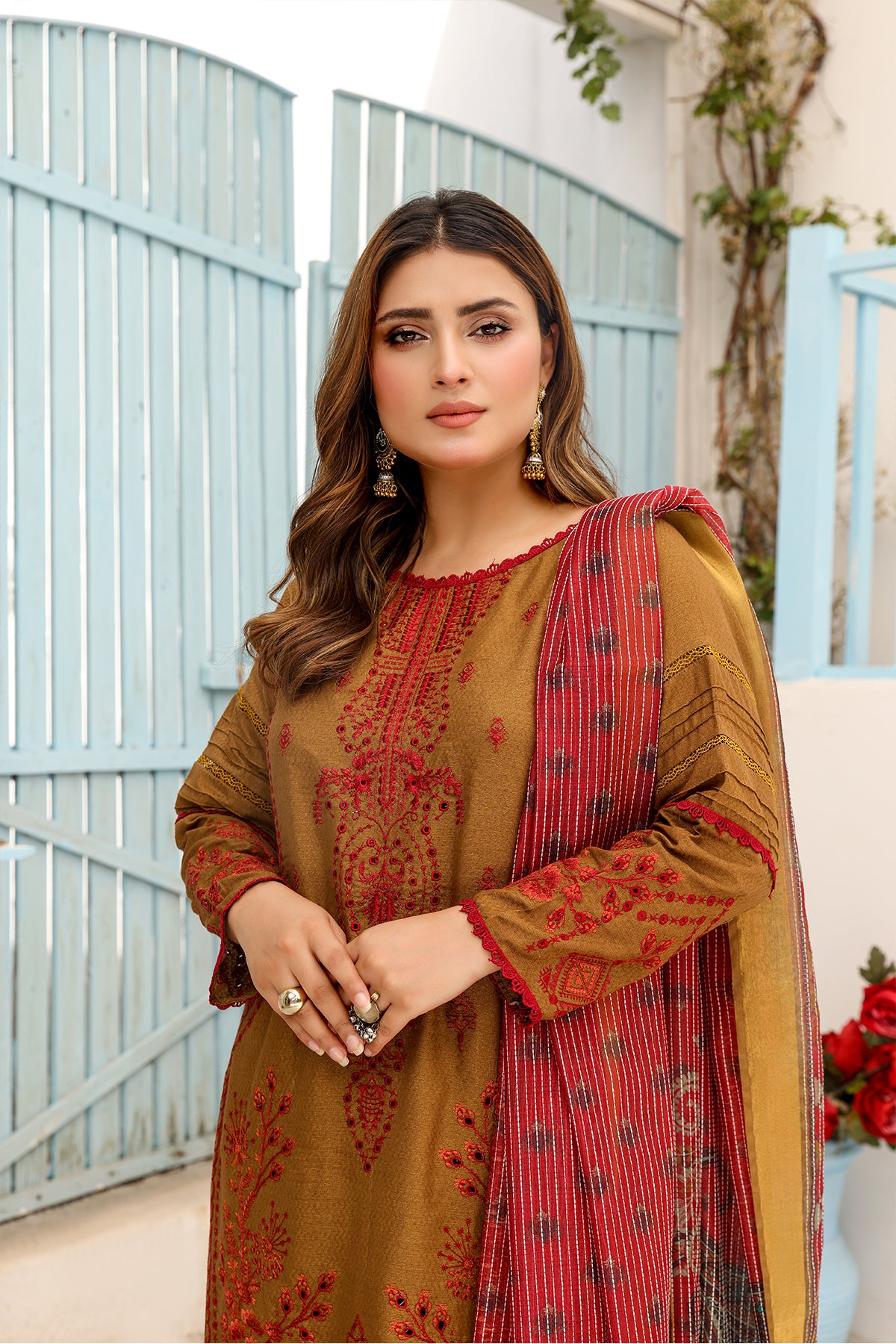 Luxury Dyed Lawn 3PC PR-272