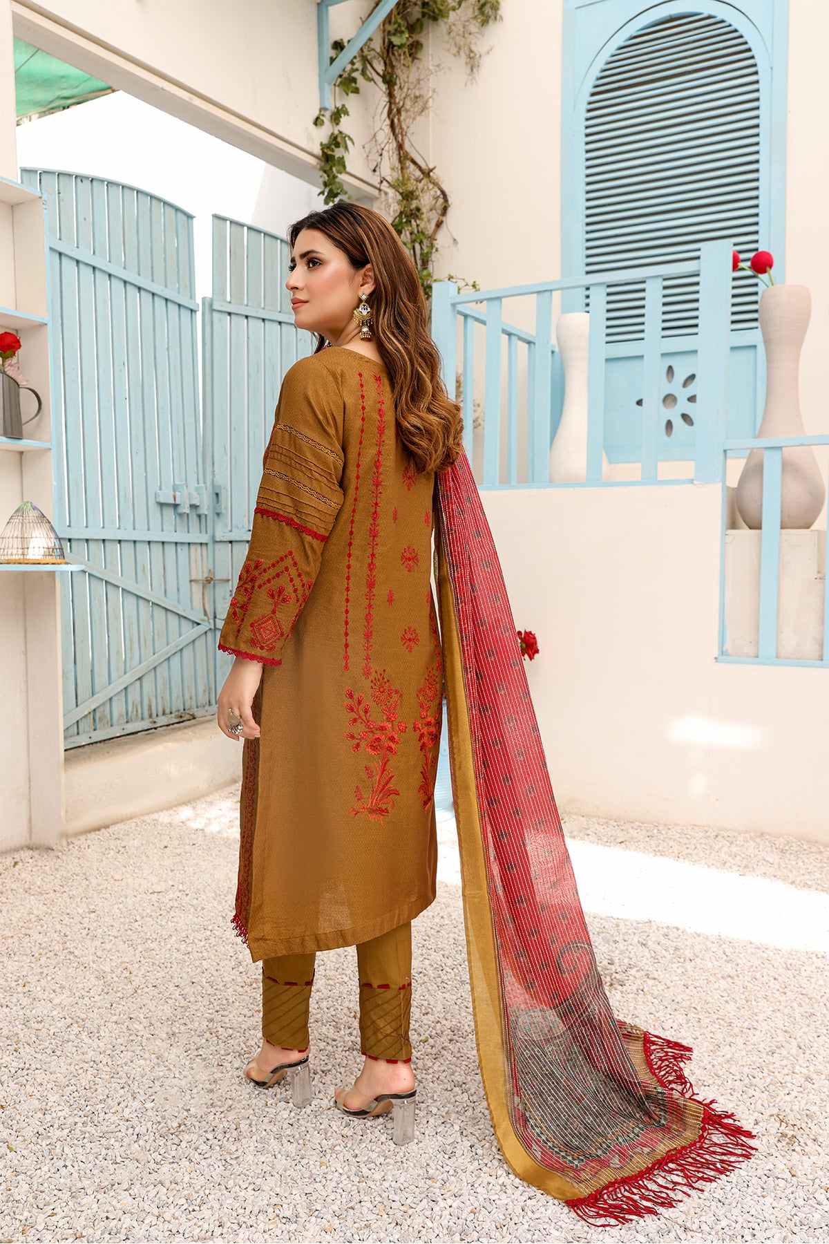 Luxury Dyed Lawn 3PC PR-272