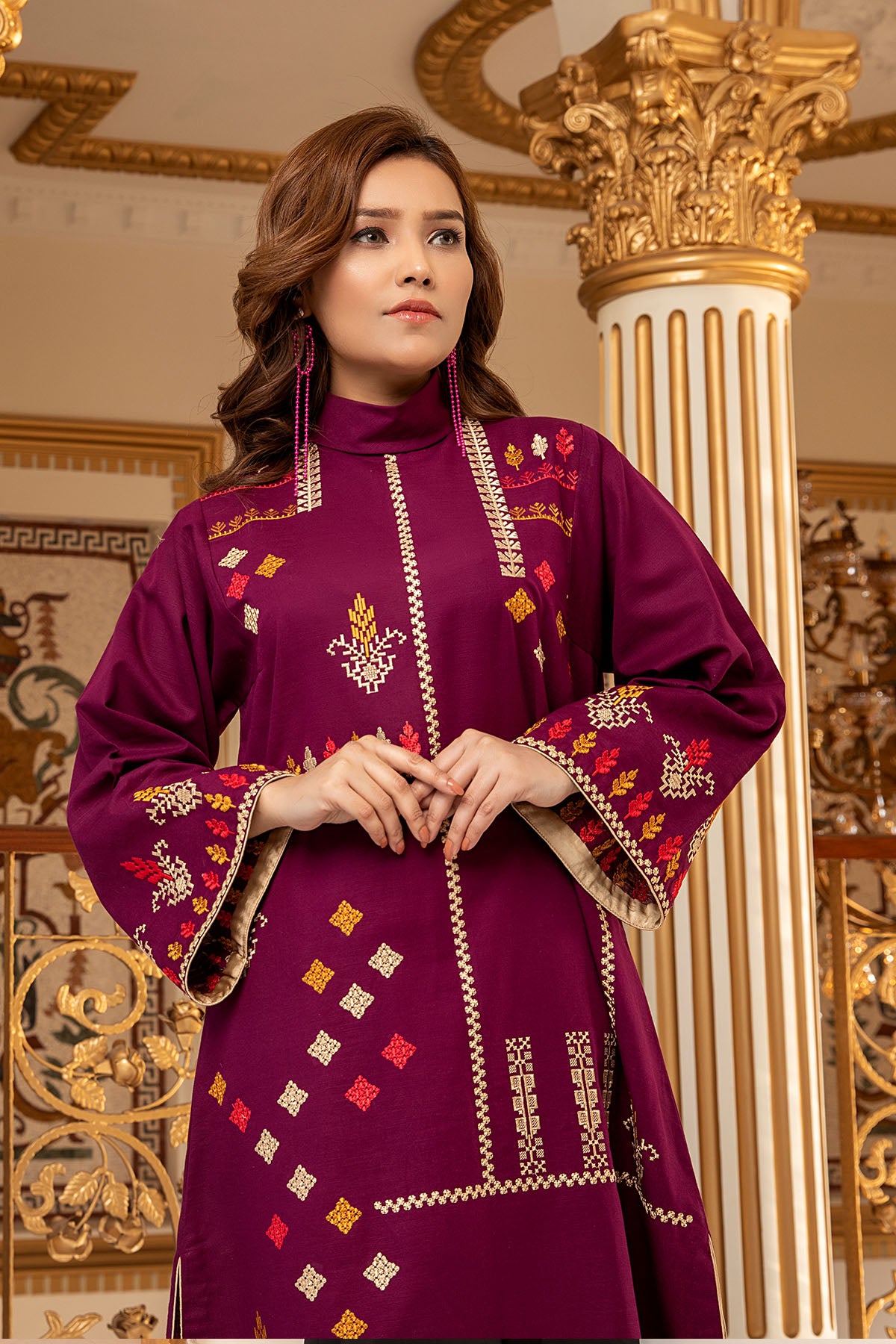 Embroidered Kurti Unstitch PR-111