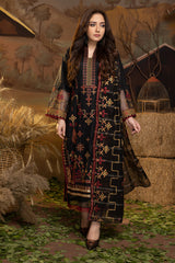 Dyed Lawn Emb Dress 3PC PR-360B