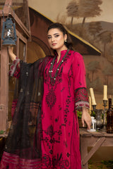 Dyed Lawn Emb Dress 3PC PR 364A