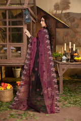 Dyed Lawn Emb Dress 3PC PR-365B