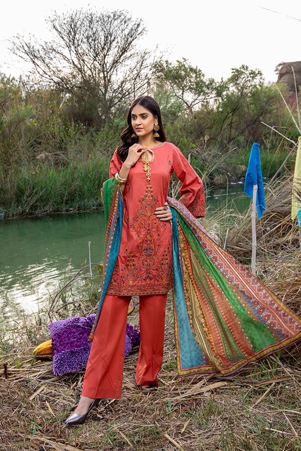 Embroidered Lawn PR-164A