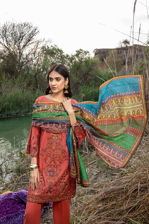 Embroidered Lawn PR-164A