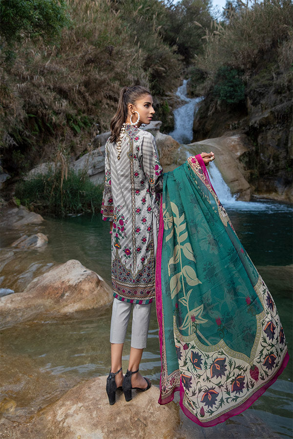 Embroidered Lawn PR-166B